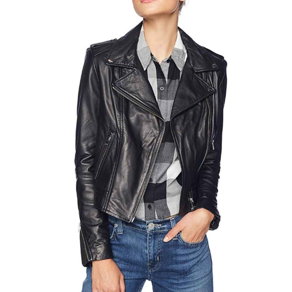 Women’s Leather Motorcycle Jacket